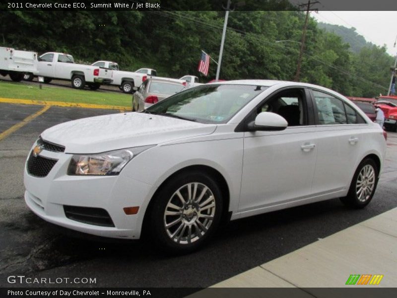 Summit White / Jet Black 2011 Chevrolet Cruze ECO