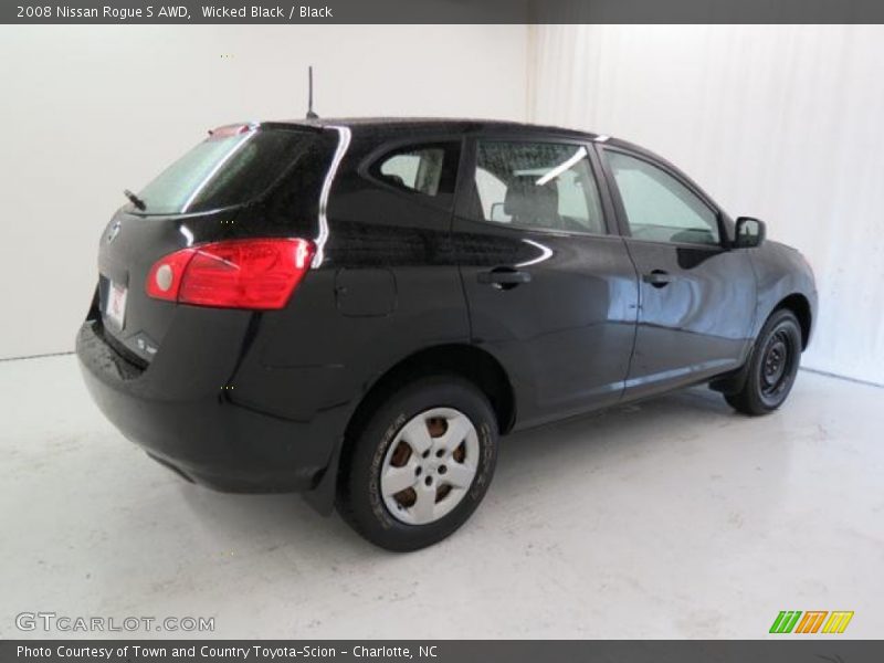 Wicked Black / Black 2008 Nissan Rogue S AWD