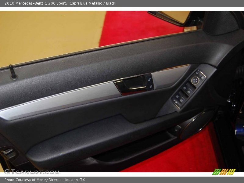 Capri Blue Metallic / Black 2010 Mercedes-Benz C 300 Sport