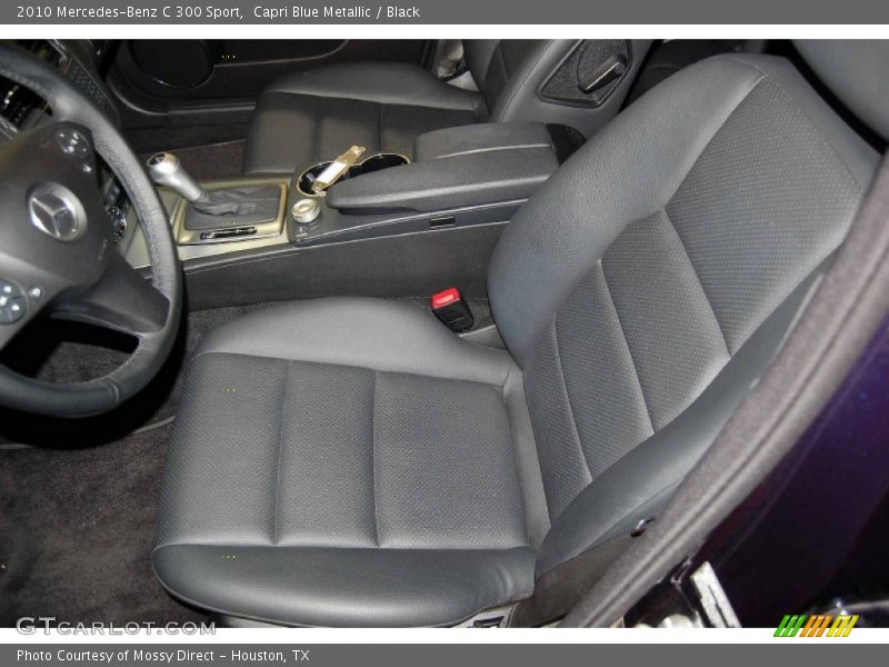 Capri Blue Metallic / Black 2010 Mercedes-Benz C 300 Sport
