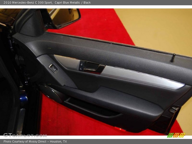Capri Blue Metallic / Black 2010 Mercedes-Benz C 300 Sport