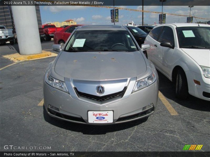 Palladium Silver Metallic / Ebony 2010 Acura TL 3.5 Technology