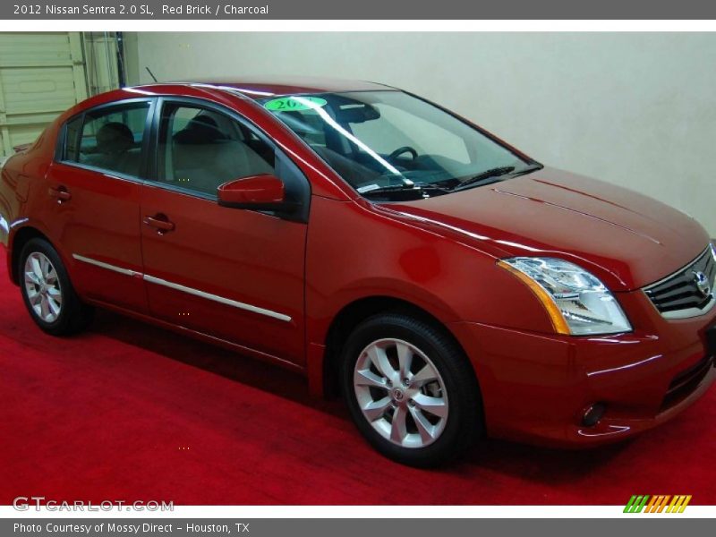 Red Brick / Charcoal 2012 Nissan Sentra 2.0 SL