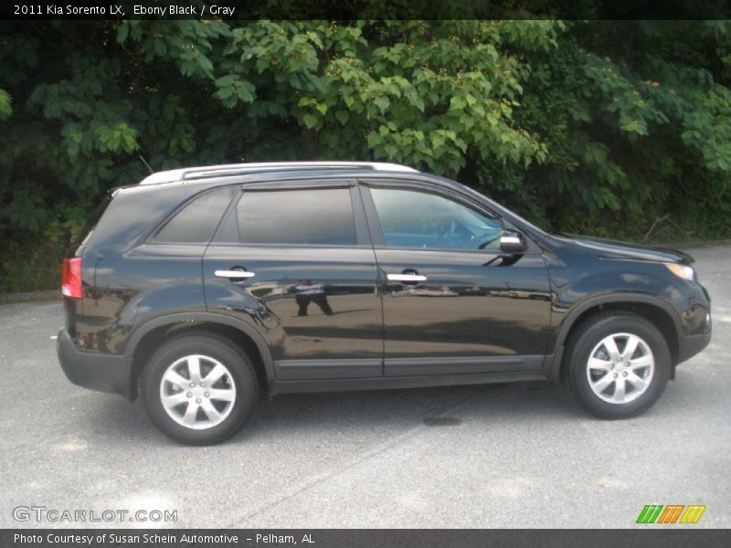 Ebony Black / Gray 2011 Kia Sorento LX