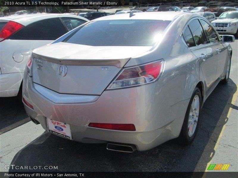 Palladium Silver Metallic / Ebony 2010 Acura TL 3.5 Technology