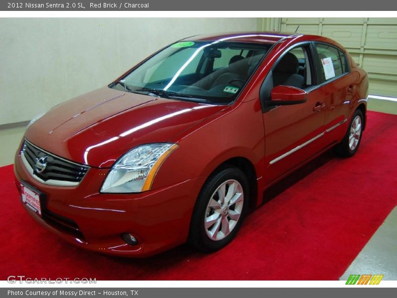 Red Brick / Charcoal 2012 Nissan Sentra 2.0 SL