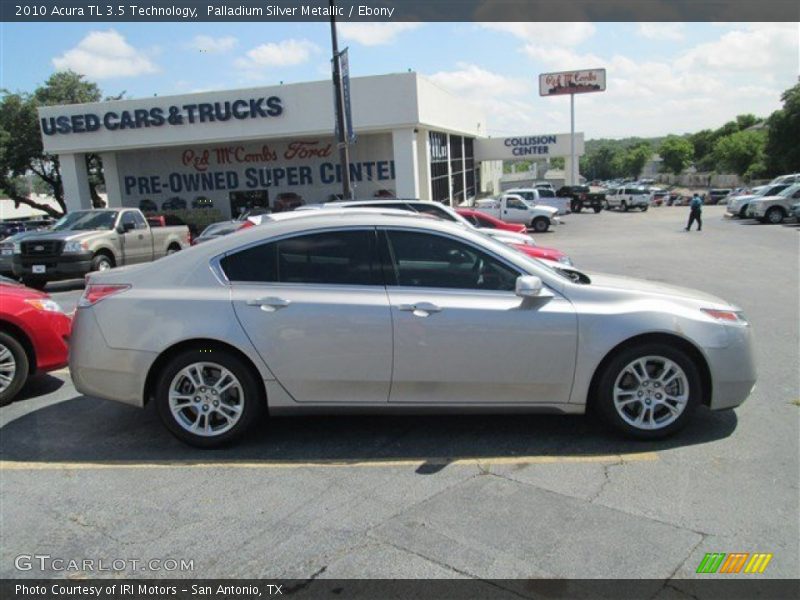 Palladium Silver Metallic / Ebony 2010 Acura TL 3.5 Technology