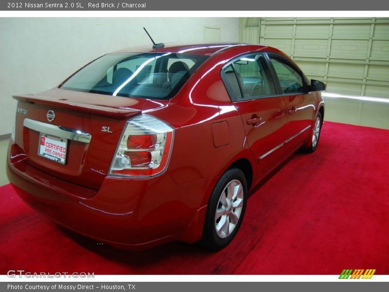 Red Brick / Charcoal 2012 Nissan Sentra 2.0 SL