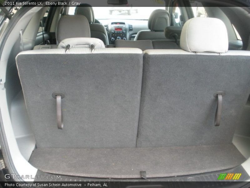 Ebony Black / Gray 2011 Kia Sorento LX