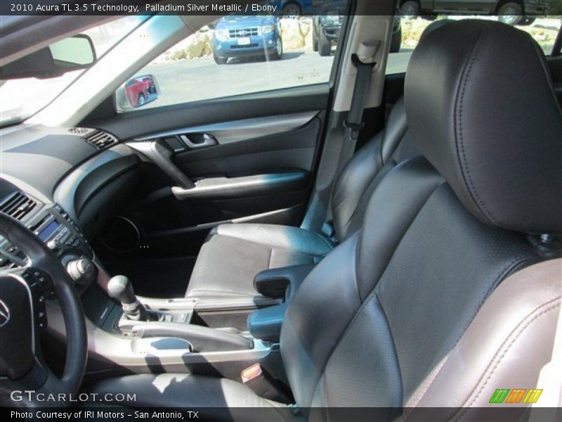 Palladium Silver Metallic / Ebony 2010 Acura TL 3.5 Technology