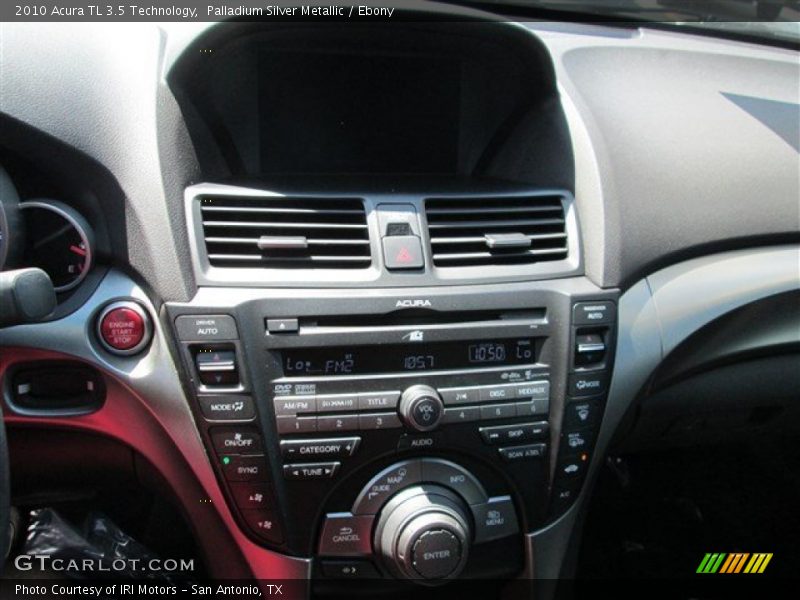 Palladium Silver Metallic / Ebony 2010 Acura TL 3.5 Technology