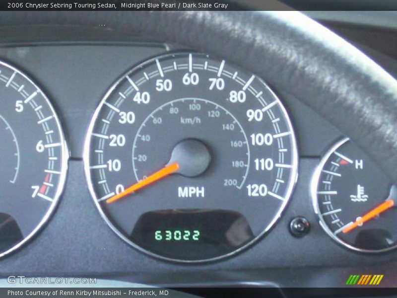 Midnight Blue Pearl / Dark Slate Gray 2006 Chrysler Sebring Touring Sedan