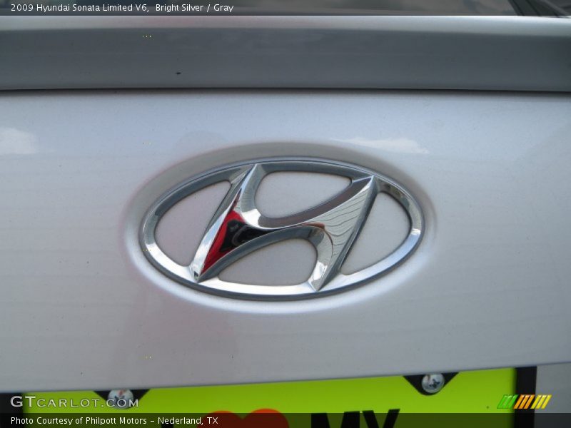 Bright Silver / Gray 2009 Hyundai Sonata Limited V6