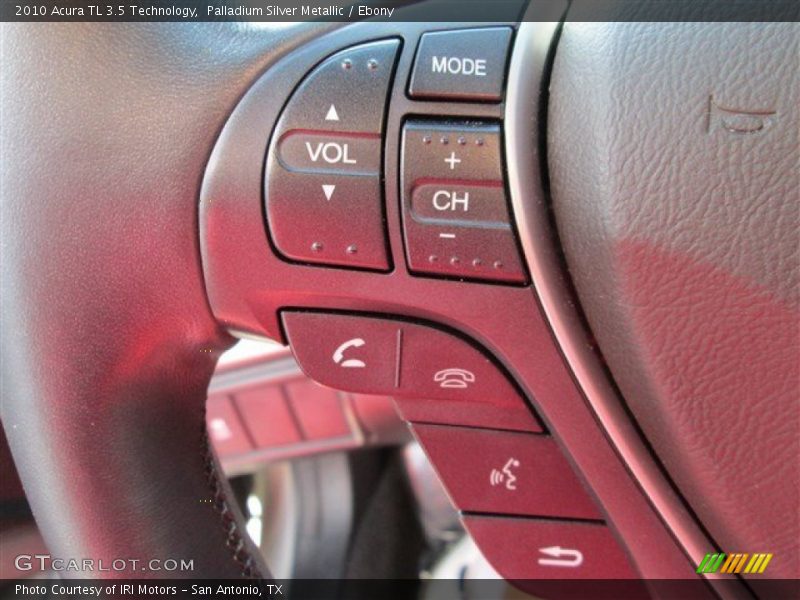 Palladium Silver Metallic / Ebony 2010 Acura TL 3.5 Technology