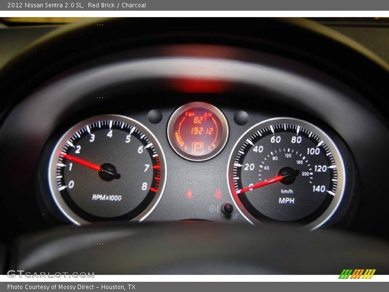 Red Brick / Charcoal 2012 Nissan Sentra 2.0 SL