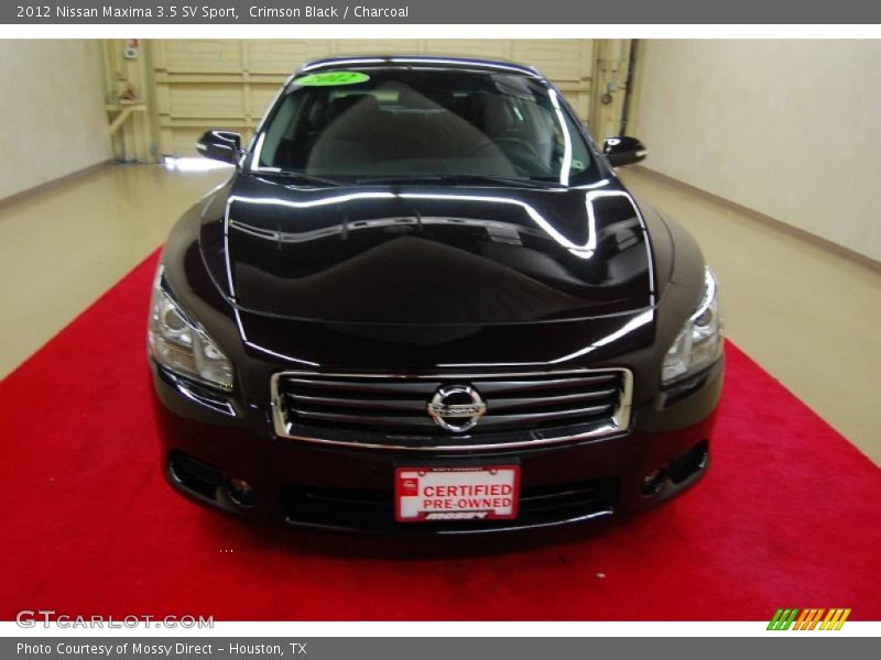 Crimson Black / Charcoal 2012 Nissan Maxima 3.5 SV Sport