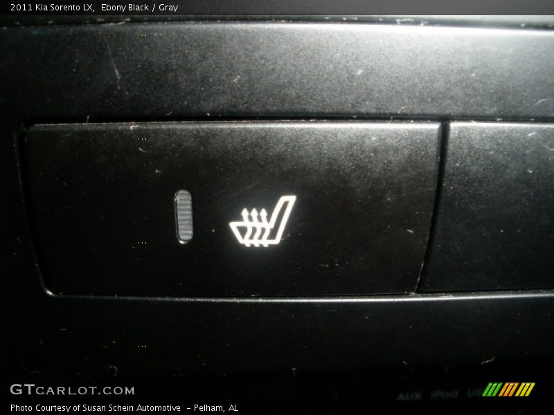 Ebony Black / Gray 2011 Kia Sorento LX