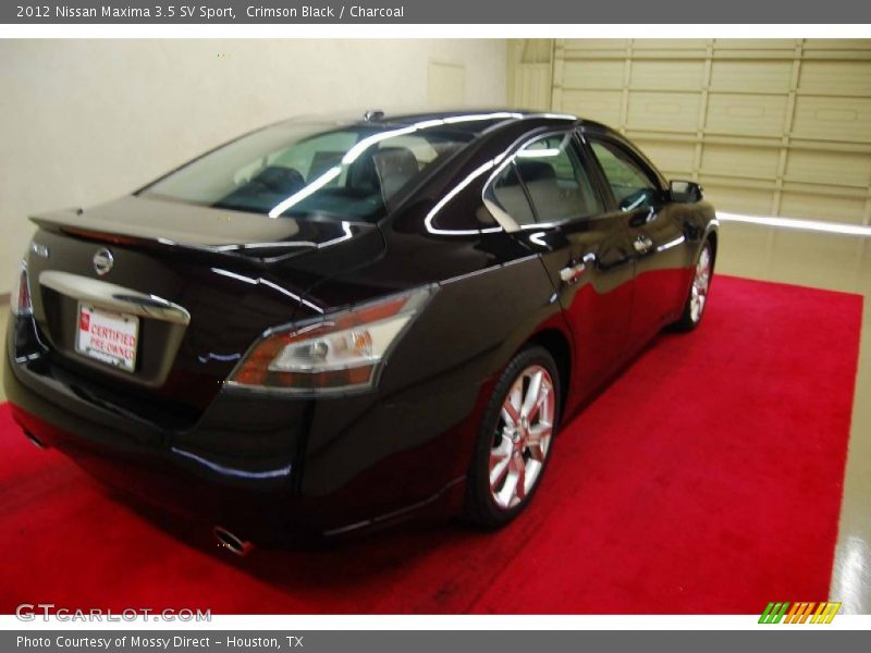 Crimson Black / Charcoal 2012 Nissan Maxima 3.5 SV Sport