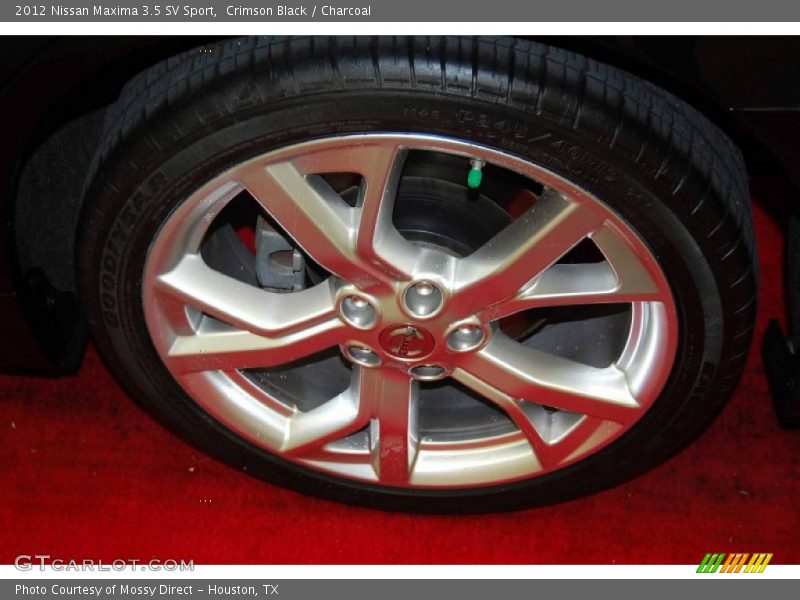 Crimson Black / Charcoal 2012 Nissan Maxima 3.5 SV Sport