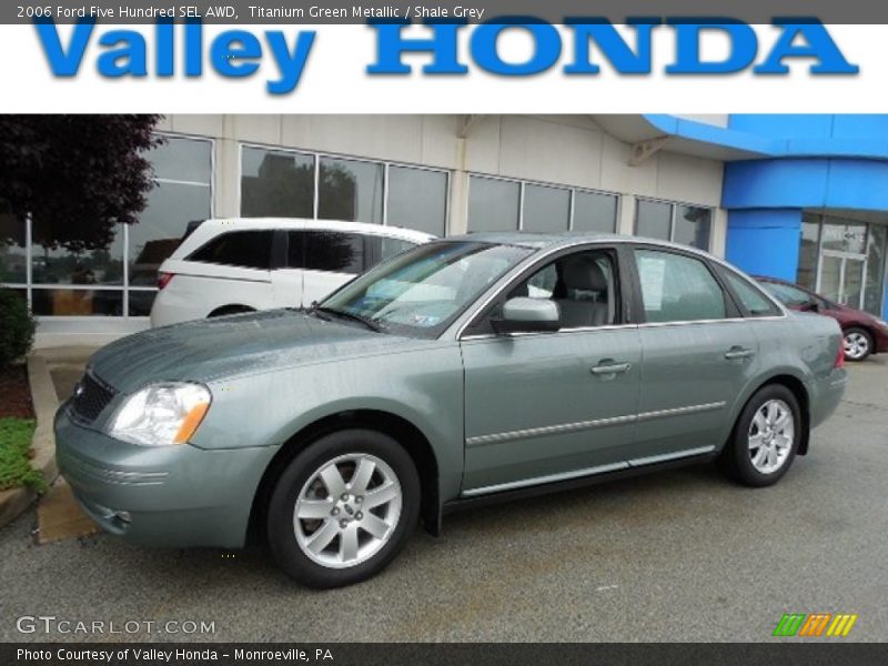 Titanium Green Metallic / Shale Grey 2006 Ford Five Hundred SEL AWD
