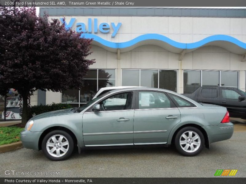 Titanium Green Metallic / Shale Grey 2006 Ford Five Hundred SEL AWD