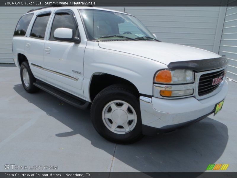 Summit White / Neutral/Shale 2004 GMC Yukon SLT