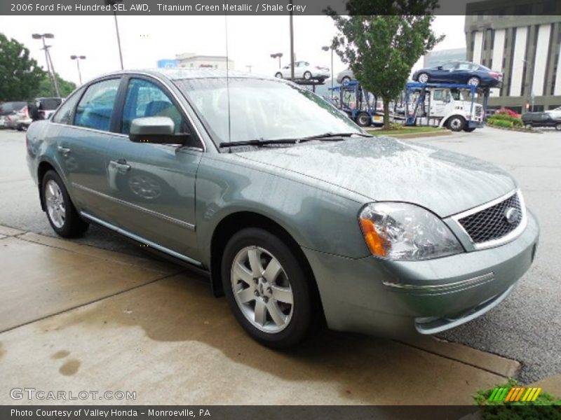 Titanium Green Metallic / Shale Grey 2006 Ford Five Hundred SEL AWD