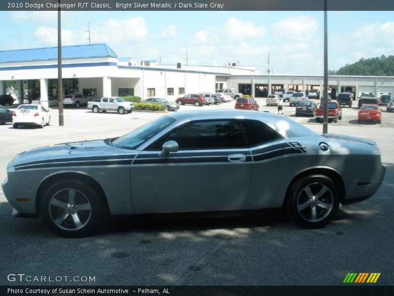 Bright Silver Metallic / Dark Slate Gray 2010 Dodge Challenger R/T Classic