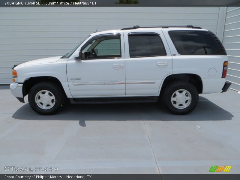 Summit White / Neutral/Shale 2004 GMC Yukon SLT