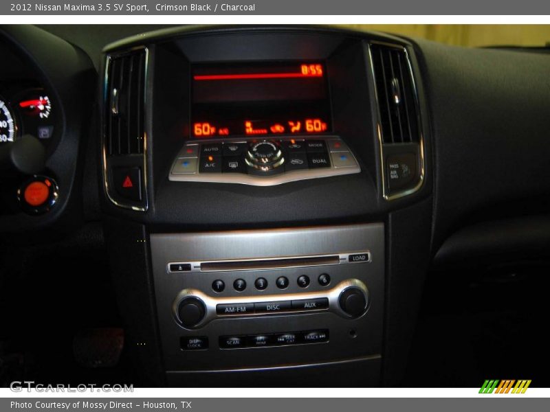 Crimson Black / Charcoal 2012 Nissan Maxima 3.5 SV Sport
