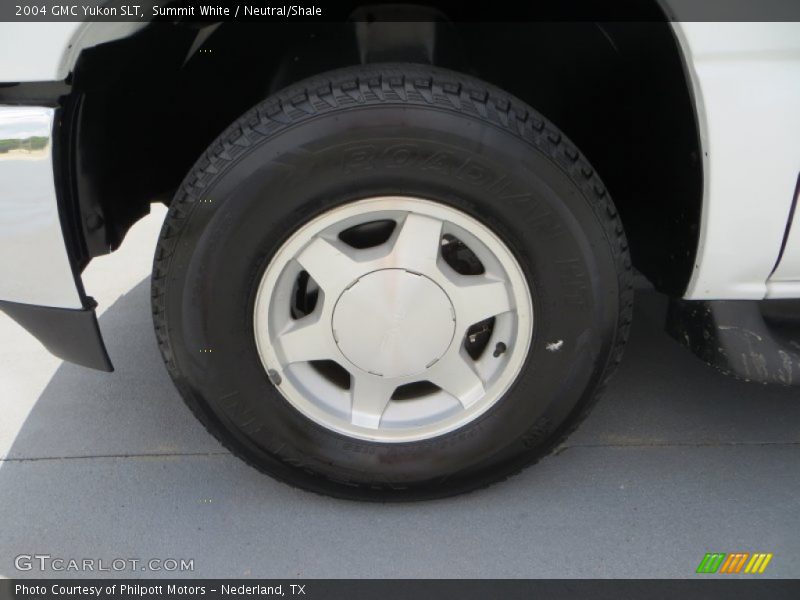 Summit White / Neutral/Shale 2004 GMC Yukon SLT