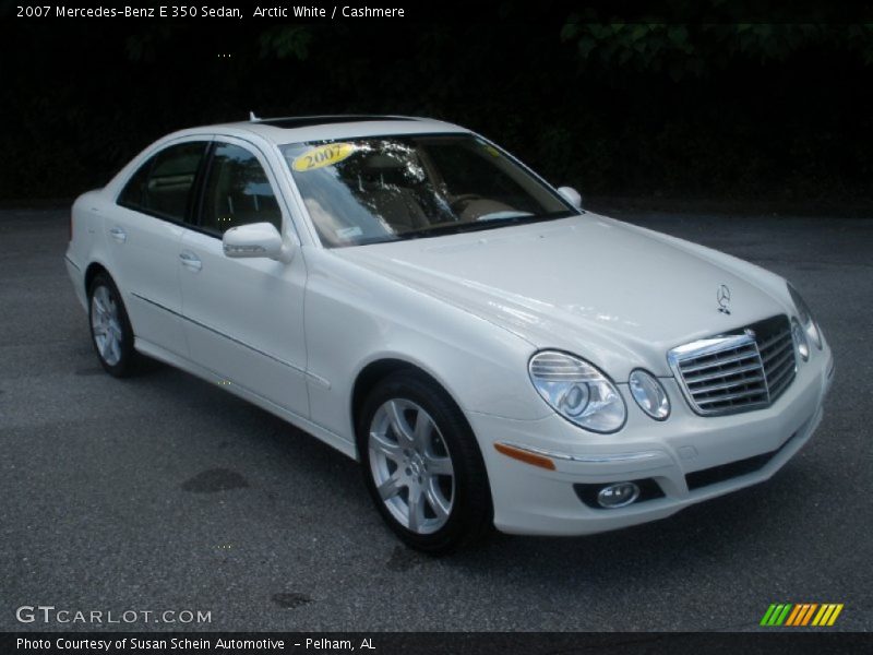 Arctic White / Cashmere 2007 Mercedes-Benz E 350 Sedan
