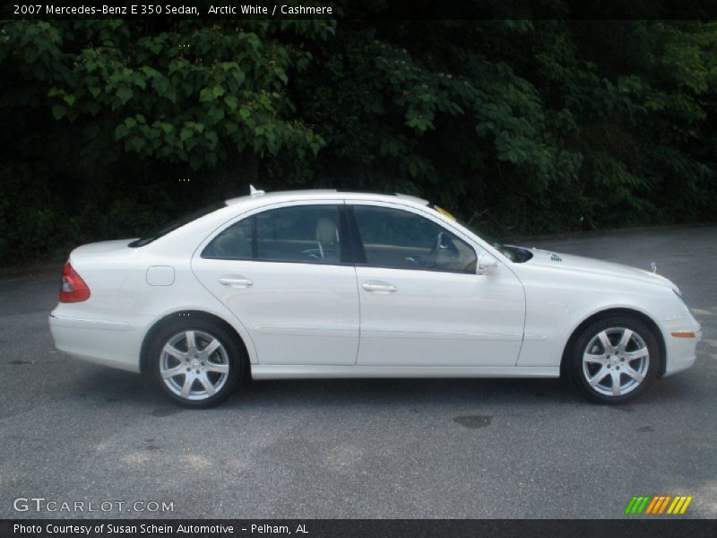 Arctic White / Cashmere 2007 Mercedes-Benz E 350 Sedan