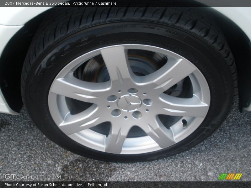 Arctic White / Cashmere 2007 Mercedes-Benz E 350 Sedan