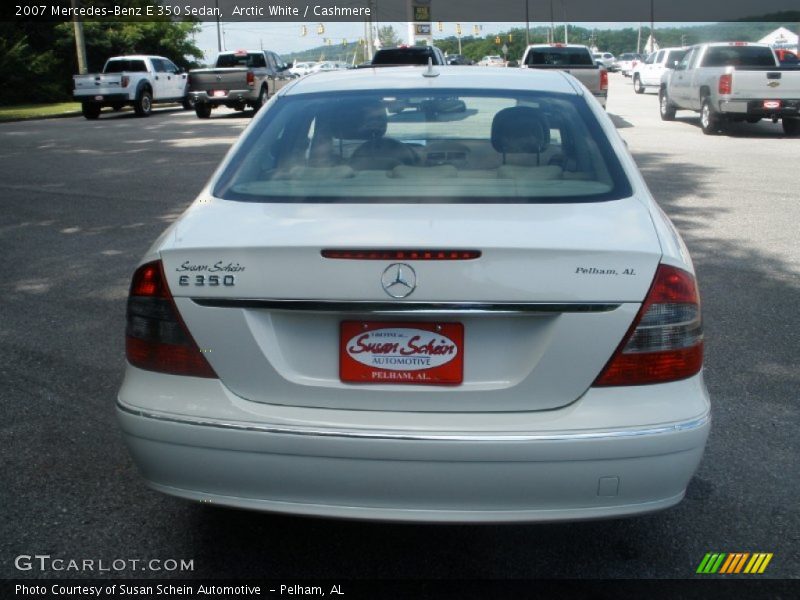 Arctic White / Cashmere 2007 Mercedes-Benz E 350 Sedan