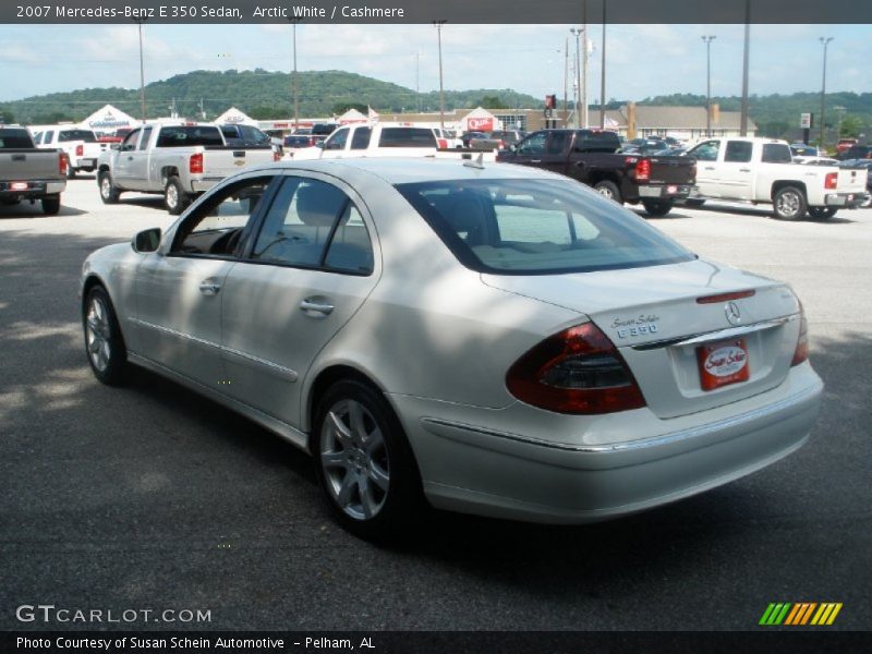 Arctic White / Cashmere 2007 Mercedes-Benz E 350 Sedan