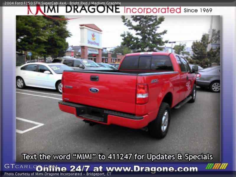 Bright Red / Medium Graphite 2004 Ford F150 STX SuperCab 4x4
