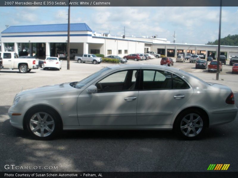 Arctic White / Cashmere 2007 Mercedes-Benz E 350 Sedan