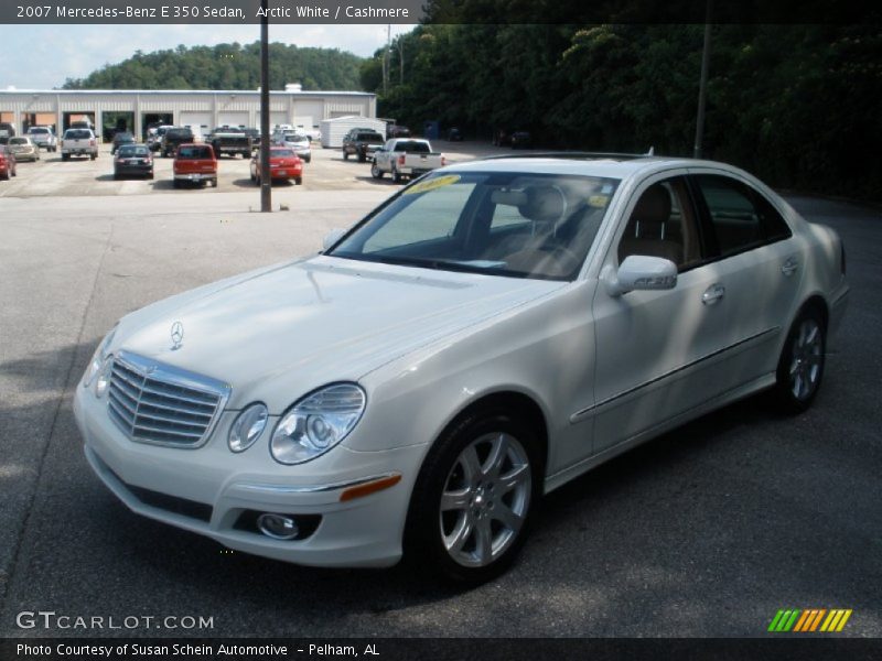 Arctic White / Cashmere 2007 Mercedes-Benz E 350 Sedan
