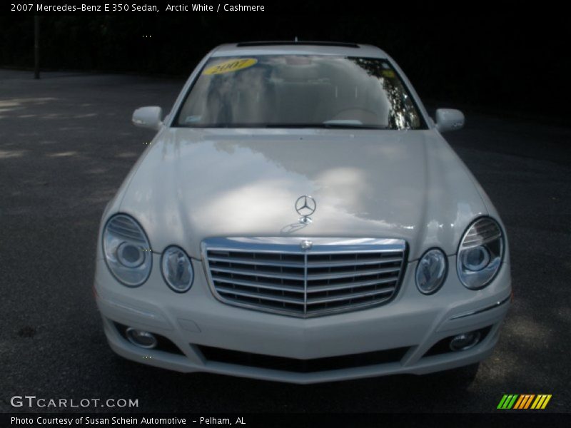 Arctic White / Cashmere 2007 Mercedes-Benz E 350 Sedan