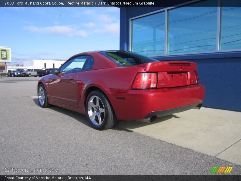 Redfire Metallic / Dark Charcoal/Medium Graphite 2003 Ford Mustang Cobra Coupe