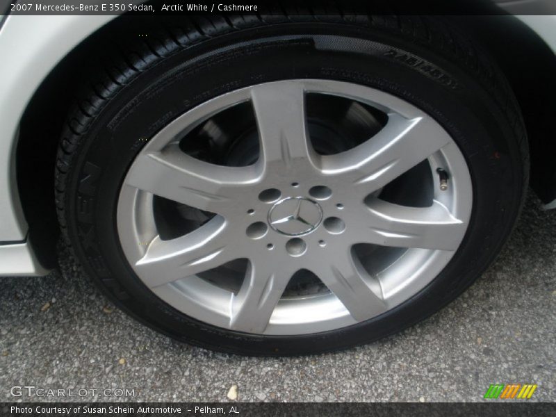 Arctic White / Cashmere 2007 Mercedes-Benz E 350 Sedan