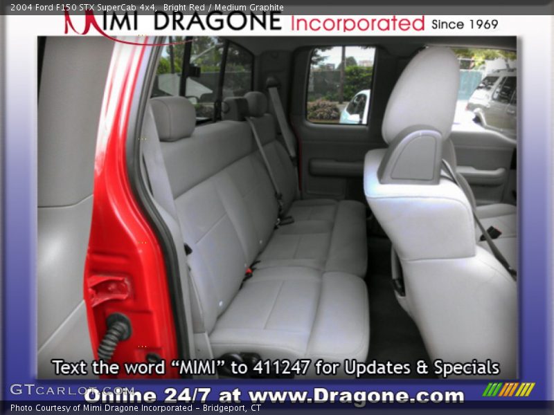 Bright Red / Medium Graphite 2004 Ford F150 STX SuperCab 4x4