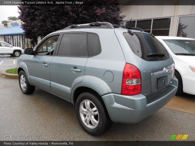 Alpine Frost / Beige 2006 Hyundai Tucson Limited 4x4