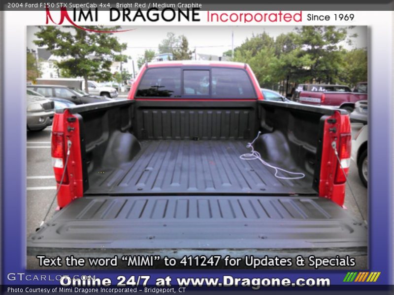 Bright Red / Medium Graphite 2004 Ford F150 STX SuperCab 4x4