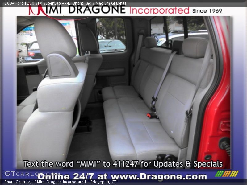 Bright Red / Medium Graphite 2004 Ford F150 STX SuperCab 4x4