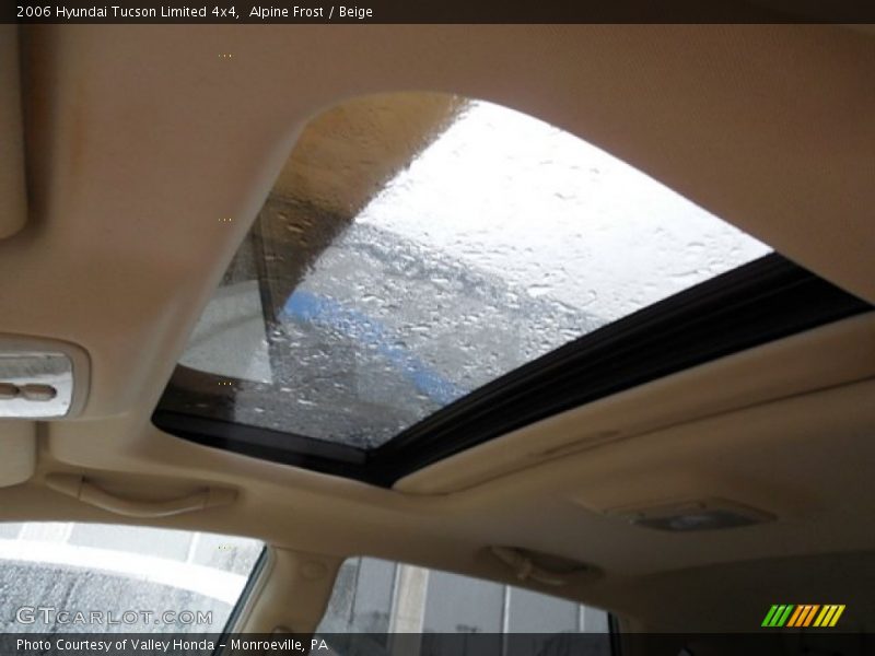 Alpine Frost / Beige 2006 Hyundai Tucson Limited 4x4