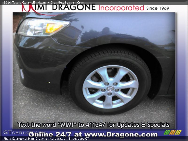 Magnetic Gray Metallic / Ash Gray 2010 Toyota Camry LE