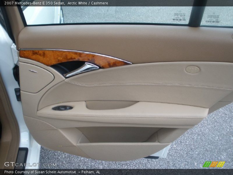 Arctic White / Cashmere 2007 Mercedes-Benz E 350 Sedan