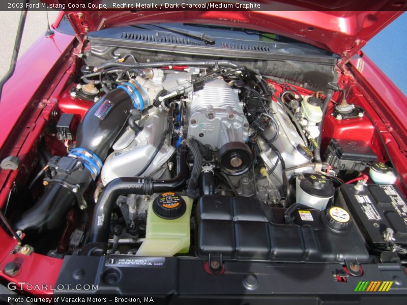  2003 Mustang Cobra Coupe Engine - 4.6 Liter SVT Supercharged DOHC 32-Valve V8